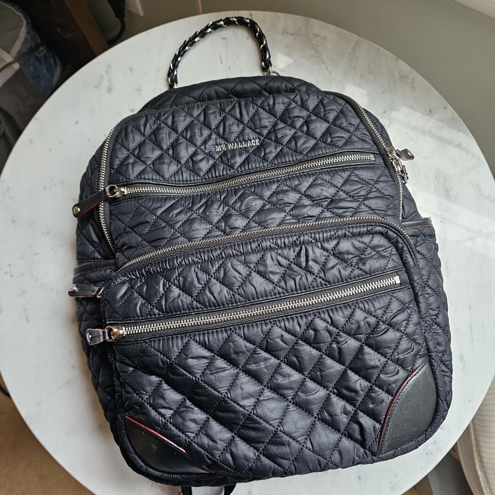 MZ Wallace Black Crosby Backpack